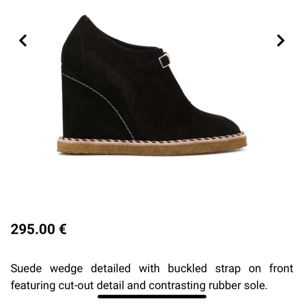 Paloma Barcelo Indo Cliff suede wedges (EU 40)